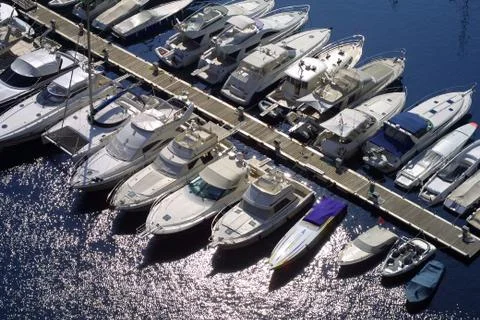 Monaco marina Stock Photos
