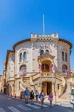 Monaco in the middle of summer. Monaco en plein t. Stock Photos