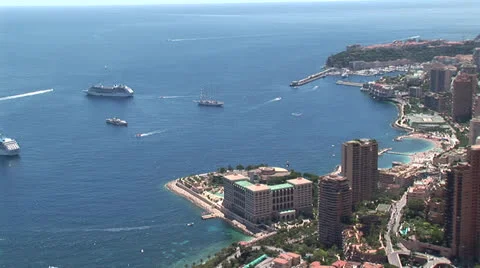 Monaco Montecarlo cityscape Stock Footage 22762998