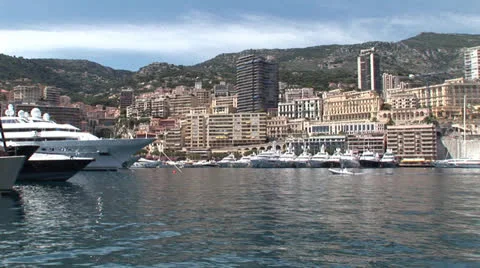 Monaco Montecarlo port Stock Footage 22763015