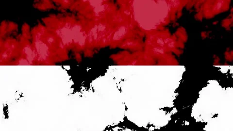 Monaco national flag background animation Stockbeeldmateriaal 291615748