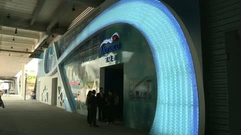 Monaco Pavillon - Yeosu Expo 2012 Video stock 10998331