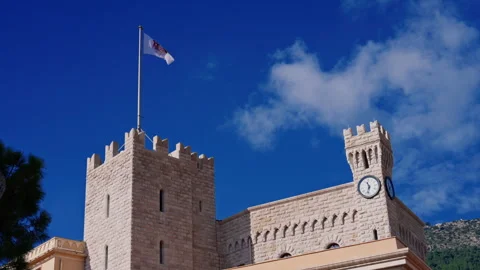 Monaco Princes Palace of Monaco Stock Footage 311527376