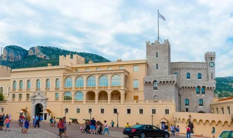 Monaco the prince's palace Foto stock