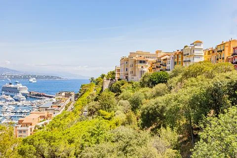 Monaco in summer. Monaco en t. Stock Photos