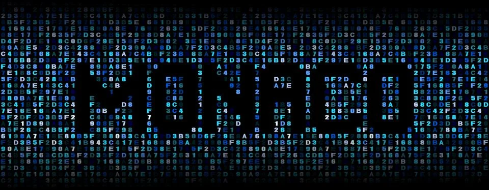 Monaco text on hex code illustration Stock Illustration