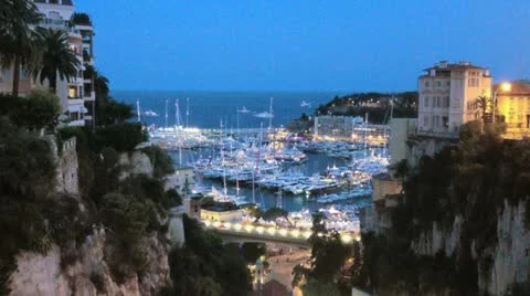 Monaco Time Lapse Video stock 22037378