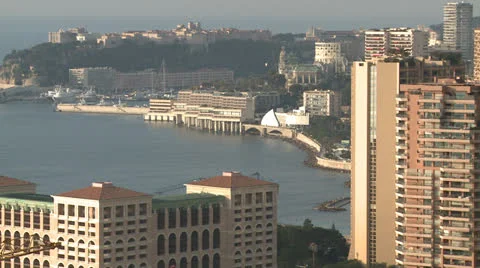 Monaco View Stock Footage 22770967