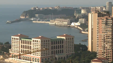 Monaco View Stock Footage 22771094