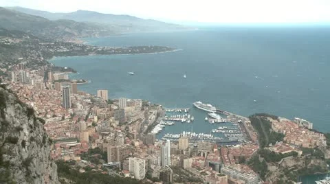 Monaco View + Helico Video stock 12621724