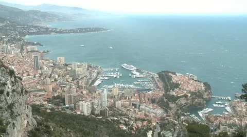 Monaco View.MP4 Stock Footage 10931087