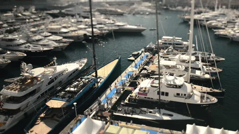 Monaco-YachtShow 2014-07 Stock Footage 295117832