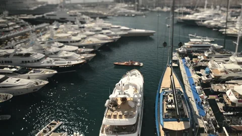 Monaco-Yachtshow 2014-08 Stock Footage 295118467