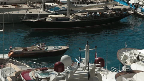 Monaco-Yachtshow 2014-12 Stock Footage 295118009