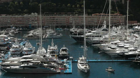Monaco-Yachtshow2014-02 Stock Footage 295118419