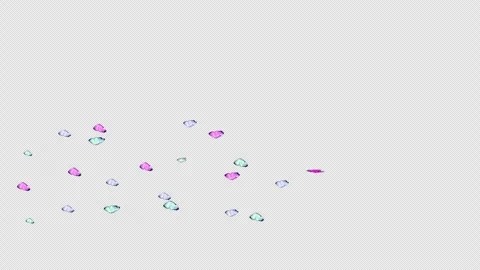 Monarch butterfly flying Seamless loop animation transparent background wit.. Stock Footage 262210570