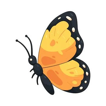 Monarch butterfly Stock Illustration