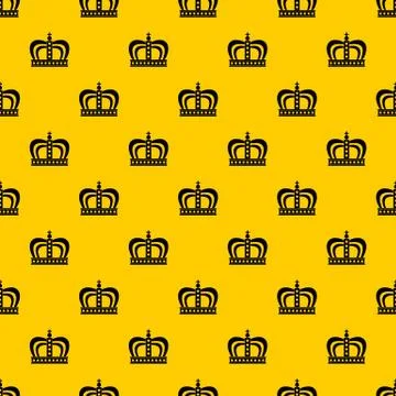 Monarchy crown pattern vector 스톡 일러스트