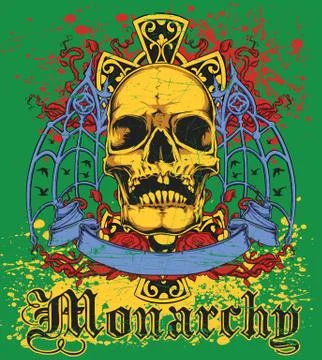 Monarchy style design Stock Illustration