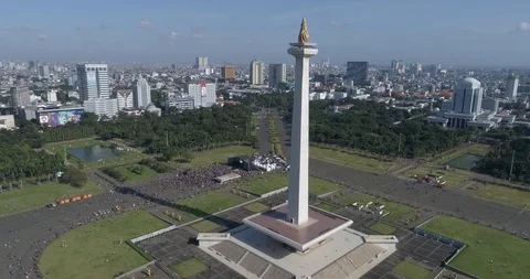 Monas Monument Stock Footage 89846916