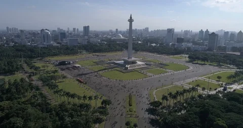 Monas Monument Stock Footage 89849859
