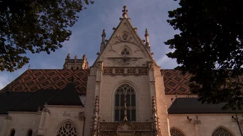Monastere Royal de Brou 1 Stock Footage 69969434