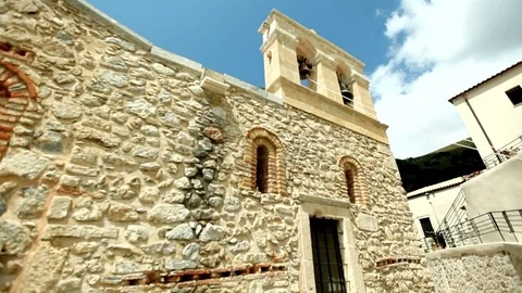 Monasteries and churches of Greece. Vídeo Stock 84497982