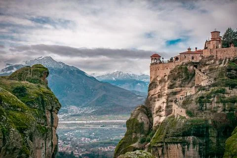 Monasteries of Meteora 스톡 사진