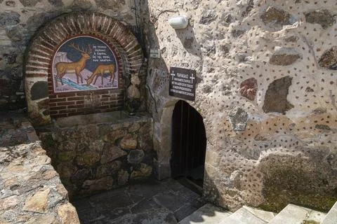 Monastery of Agia Thekla, Cyprus Stock Photos