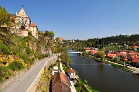 Monastery and chateau Foto stock
