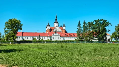 Monastery of Annunciation in Suprasl, also known as Suprasl Lavra is a monast Stock Footage 106883206