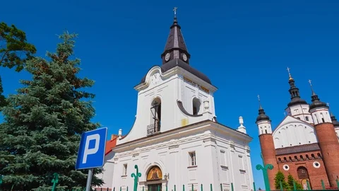 Monastery of Annunciation in Suprasl, also known as Suprasl Lavra is a monast Stock Footage 108611762