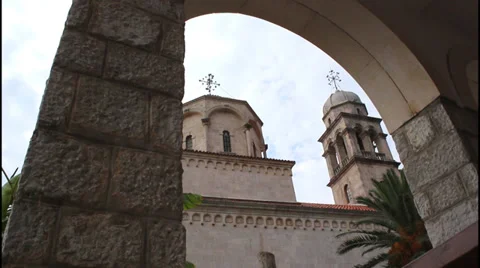 Monastery, architectural arch 動画素材 32676695