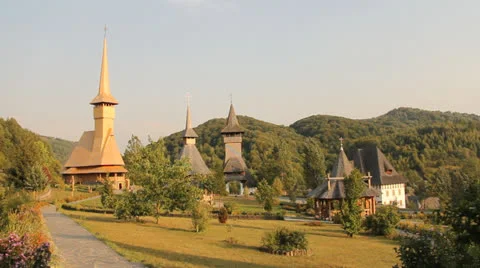 Monastery Area 2 Stock Footage 24801568