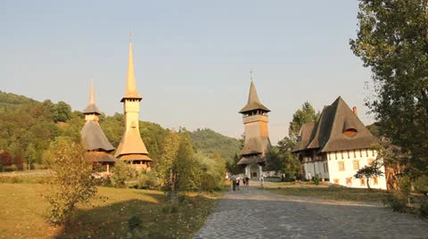 Monastery Area Video stock 24801599