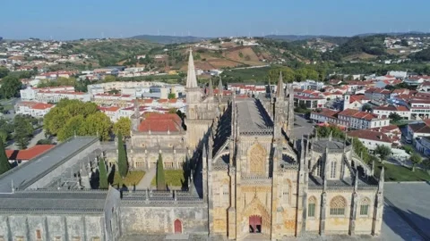 Monastery of Batalha, Portugal Stock Footage 158670024