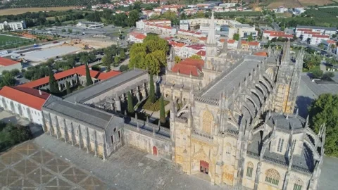 Monastery of Batalha, Portugal Stock Footage 158670063