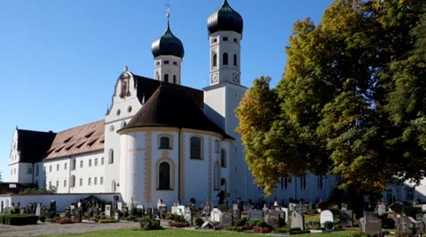 Monastery Benediktbeuern Stock Footage 32720667