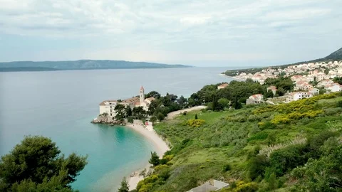 Monastery Bol Brac island Video stock 76433327