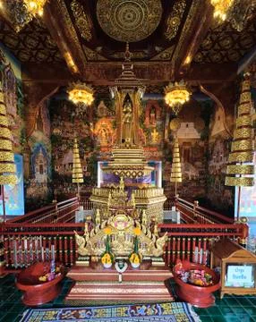 Monastery Chedi Luang Foto stock