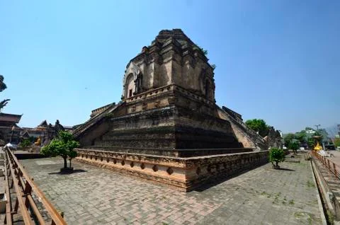 Monastery Chedi Luang Foto stock