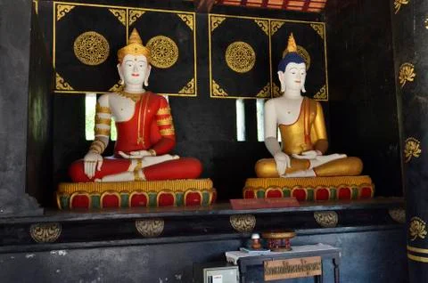 Monastery Chedi Luang Stock Photos