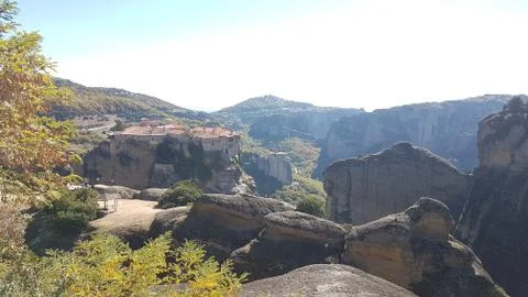 Monastery Cliff Foto stock