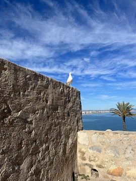 Monastery on the coast of Vinarosse Foto stock