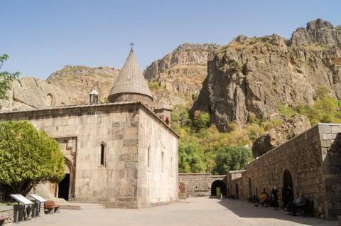 Monastery complex Geghard. Stock Photos