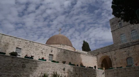 Monastery of the Cross P3 스톡 동영상 1078537