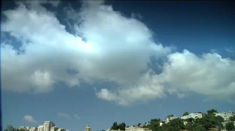 Monastery of the Cross - tilt down Video stock 608504