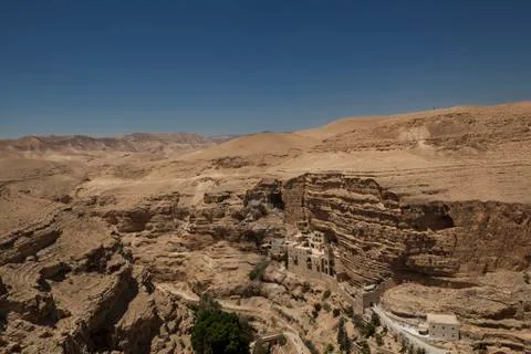 Monastery in the Desert Stock Photos