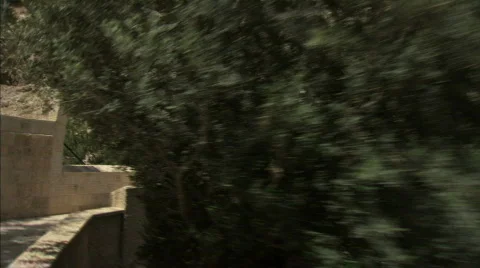 Monastery-gate-Steadicam Stock Footage 721581