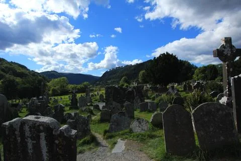 Monastery Glendalough Stock Photos